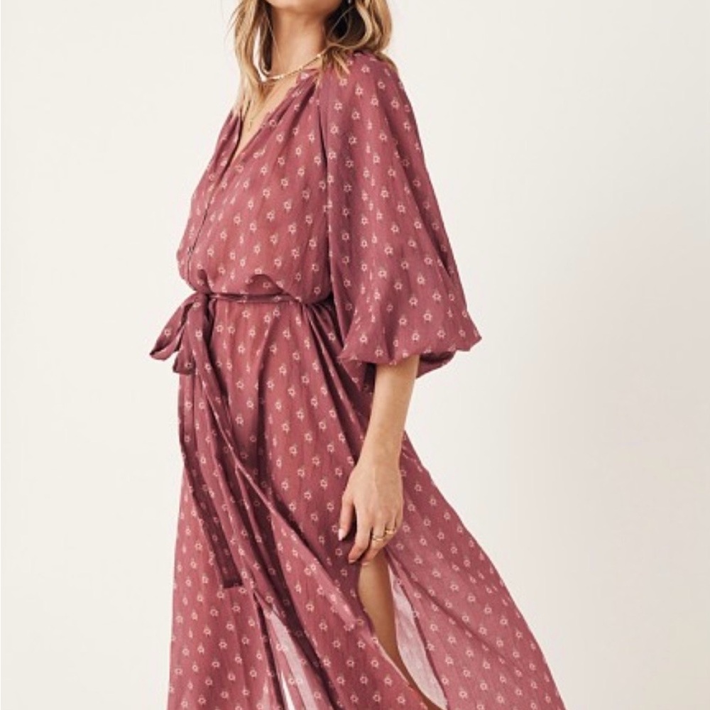 Spell Utopia Button Through Midi Dress